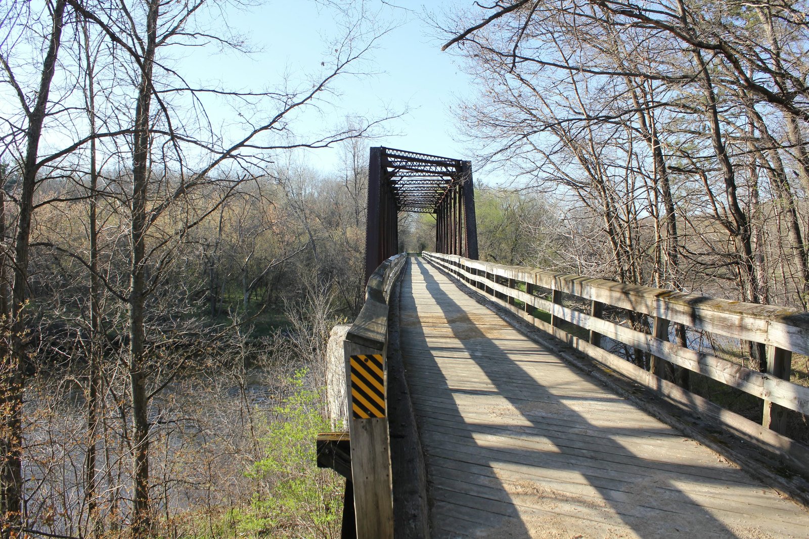 Looking north